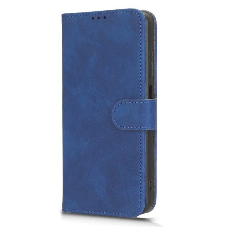 Für Nokia G42 Handyhülle PU-Leder Skin-touch Stand Portemonnaie Slim-Fit Handyhülle - Blau