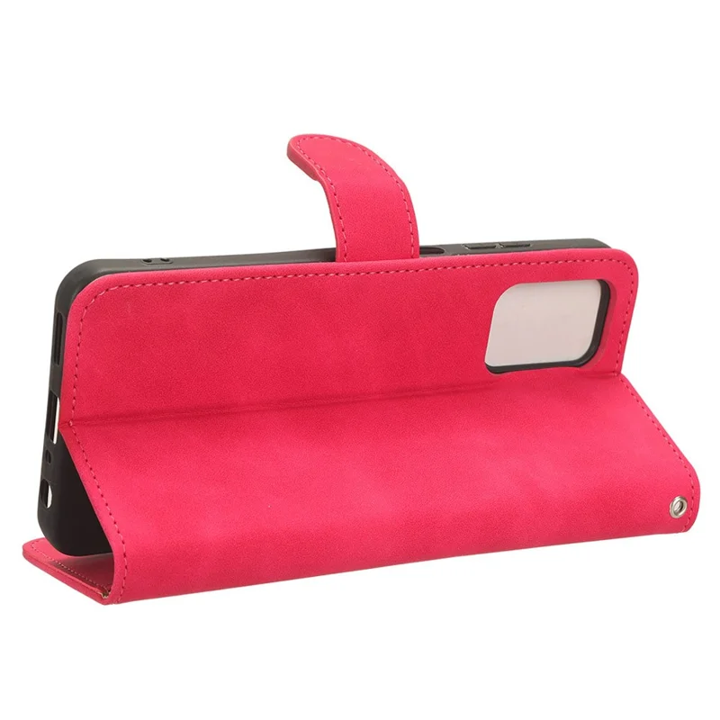 For Nokia G42 Phone Case PU Leather Skin-touch Stand Wallet Slim-Fit Phone Cover - Rose