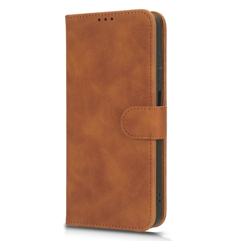 For Nokia G42 Phone Case PU Leather Skin-touch Stand Wallet Slim-Fit Phone Cover - Brown