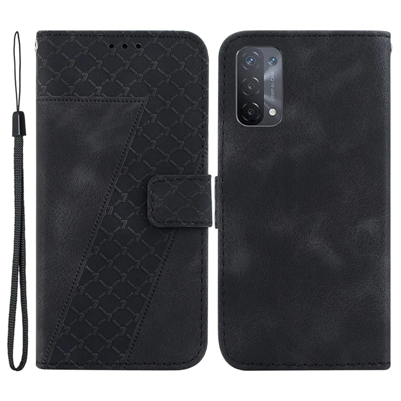Для Oppo A74 5G / A93 5G / A54 5G Смартфон Стенд. - Черный