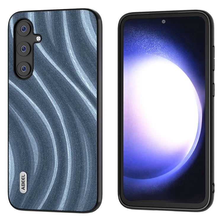 ABEEL Milky Way Series для чехла Samsung Galaxy S23 FE, обтянутый кожзаменителем PC+TPU - синий