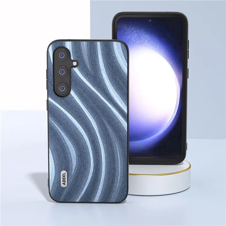 ABEEL Milky Way Series для чехла Samsung Galaxy S23 FE, обтянутый кожзаменителем PC+TPU - синий