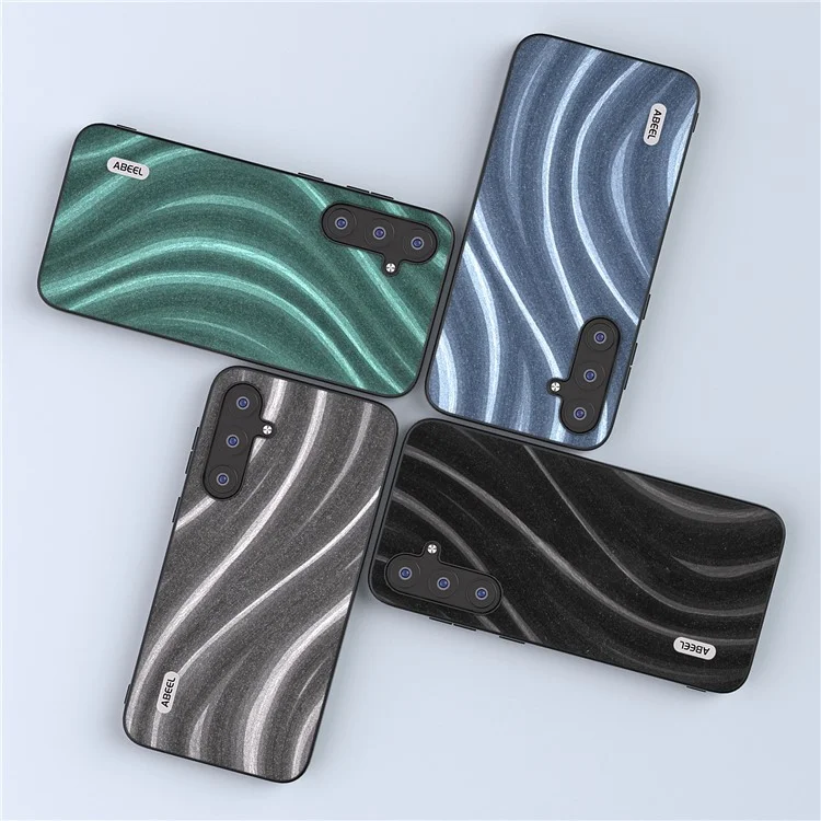 ABEEL Milky Way Series для чехла Samsung Galaxy S23 FE, обтянутый кожзаменителем PC+TPU - синий