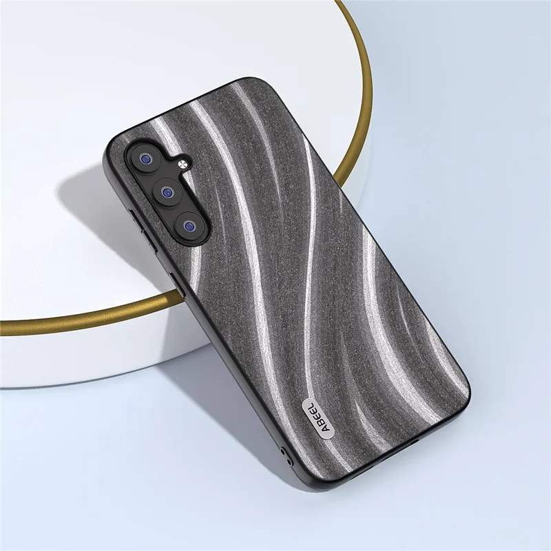 ABEEL Milky Way Series for Samsung Galaxy S23 FE Phone Cover PU Leather Coated PC+TPU Case - Grey
