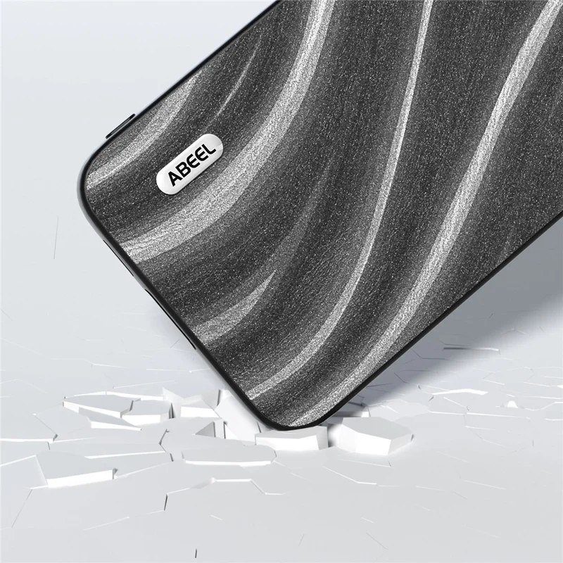 ABEEL Milky Way Series for Samsung Galaxy S23 FE Phone Cover PU Leather Coated PC+TPU Case - Grey