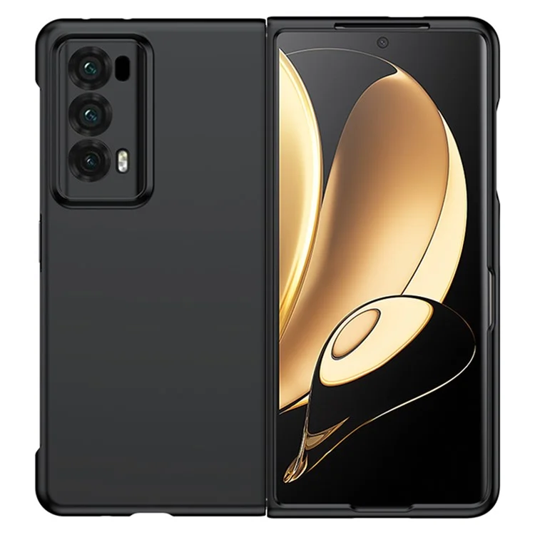 Pour Honor Magic V2 5G Peau-contact Pliage Téléphone Étui de Protection Dur PC - Noir