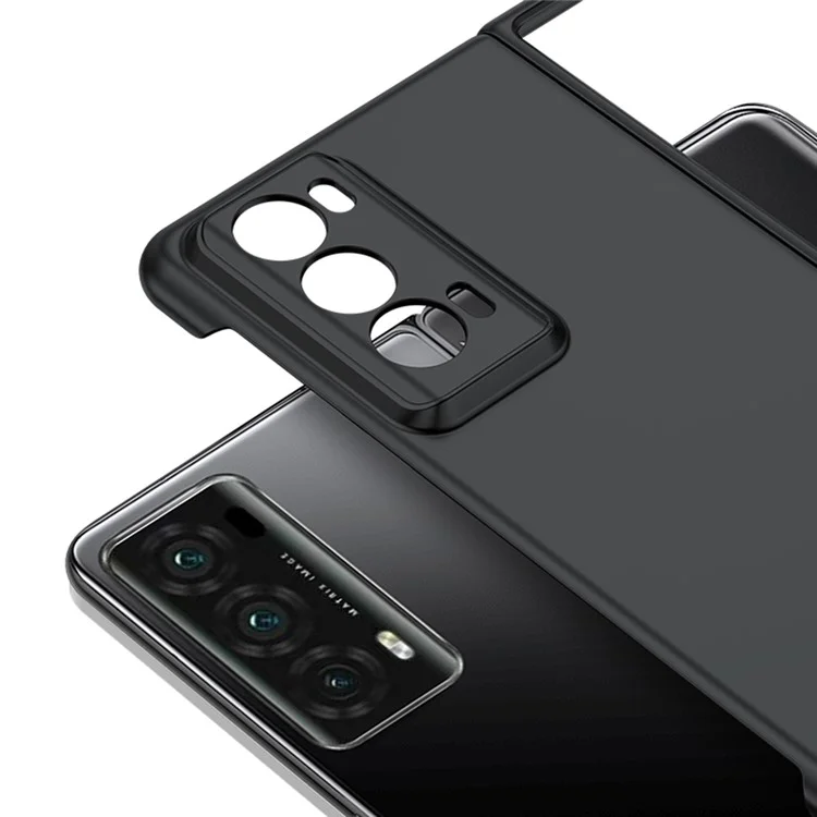Pour Honor Magic V2 5G Peau-contact Pliage Téléphone Étui de Protection Dur PC - Noir