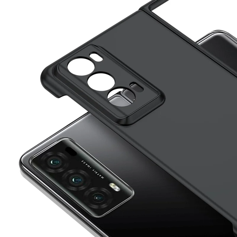 For Honor Magic V2 5G Skin-touch Folding Phone Case Hard PC Protective Phone Cover - Purple