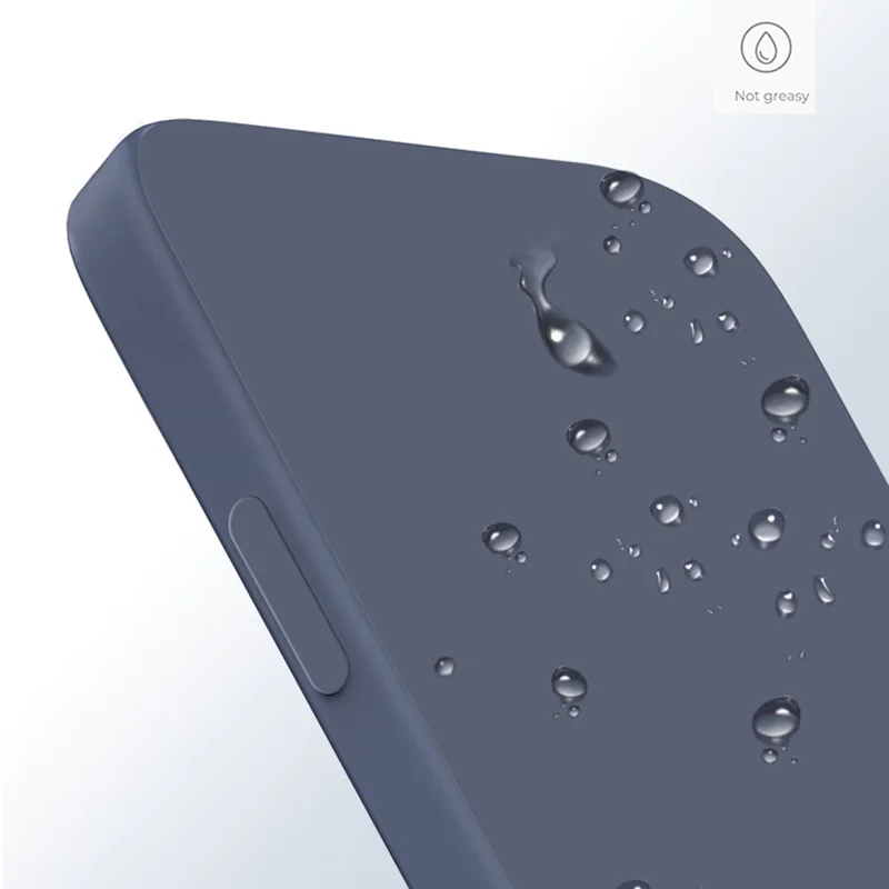 Per iPhone 15 Pro Straight Edge Phone Case Fiber Lining Rubberized TPU Back Cover - Nero