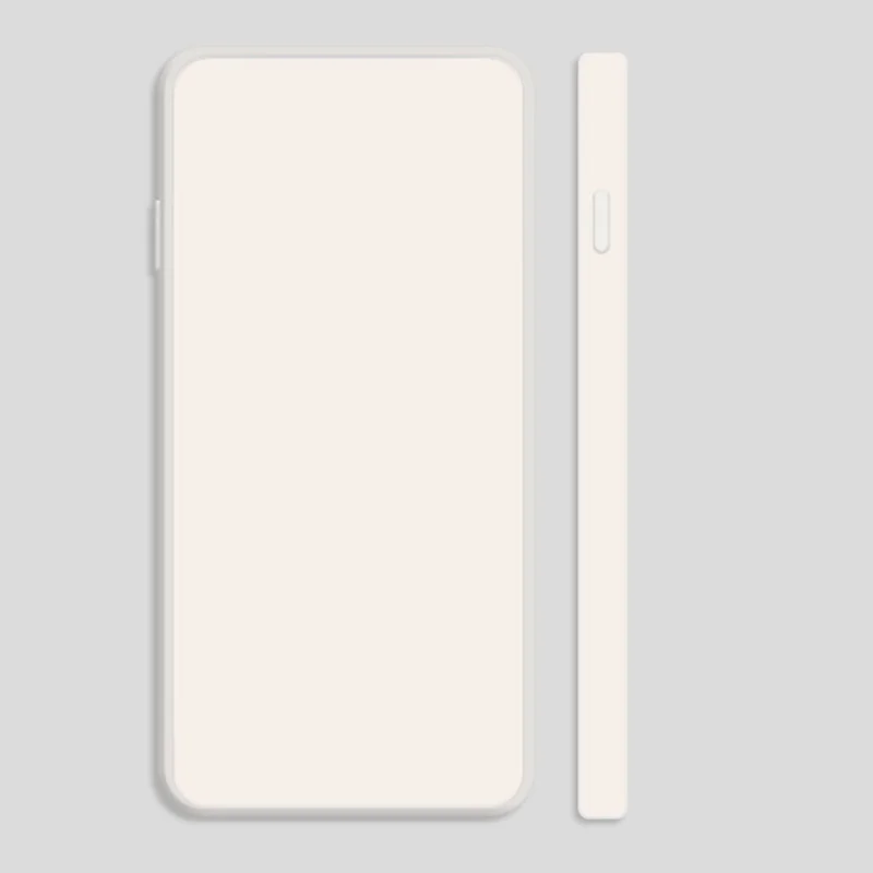 Per iPhone 15 Pro Straight Edge Phone Case Fiber Lining Rubberized TPU Back Cover - Nero