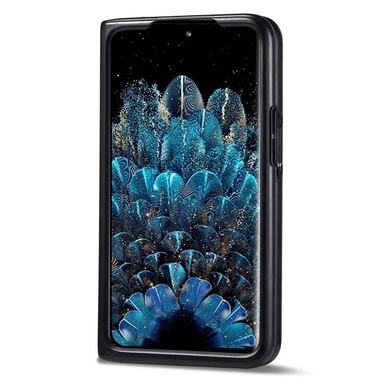 LC.IMEEKE Für Oppo Find N Anti-Fall Kohlefaser-Textur-Abdeckung Mobiltelefon PU-Leder+TPU+EVA-Hülle