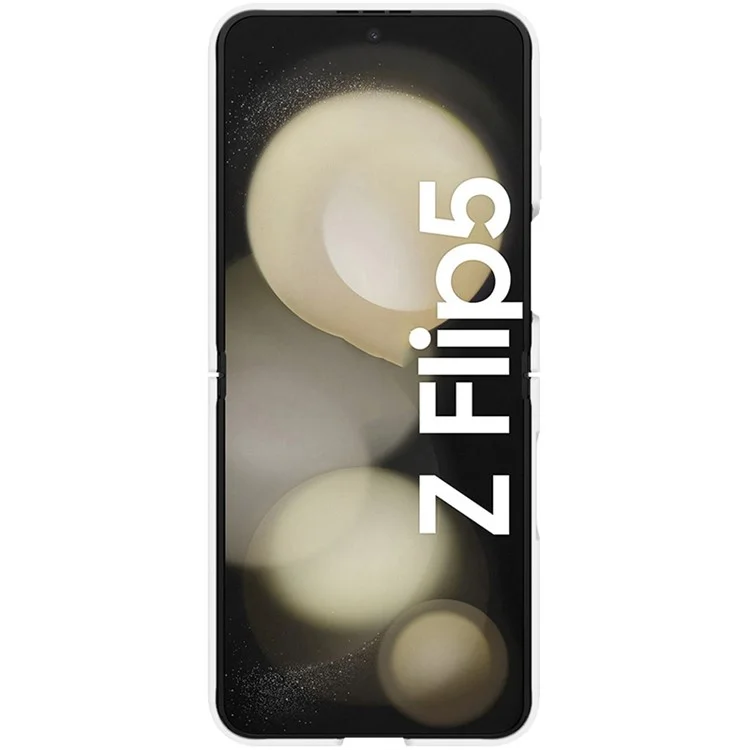 IMAK JS-2 Series For Samsung Galaxy Z Flip5 5G Protective Case Hard PC Anti-drop Phone Cover - White