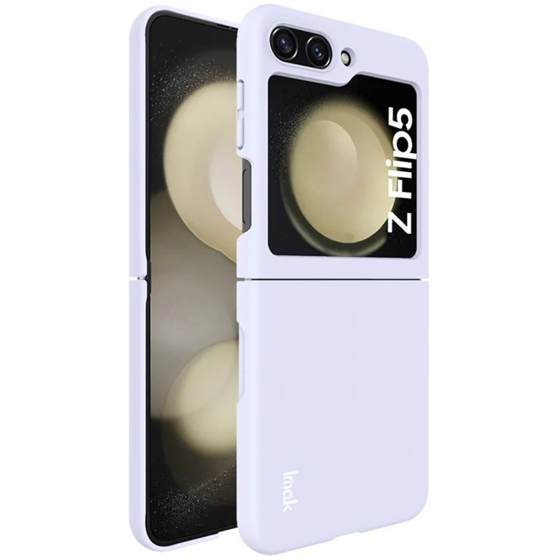 IMAK JS-2 Series For Samsung Galaxy Z Flip5 5G Protective Case Hard PC Anti-drop Phone Cover - Purple
