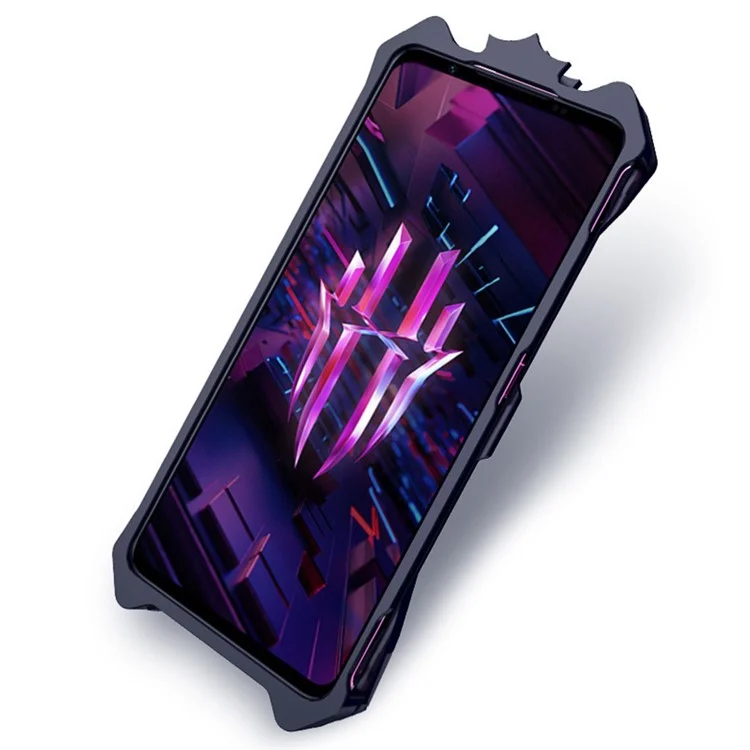 Estuche de Teléfono de Metal de Aleación de Aluminio Para ZTE Nubia Red Magic 7 / Cubierta de Teléfono a Prueba de Choque Anti-choque de 7g 5G