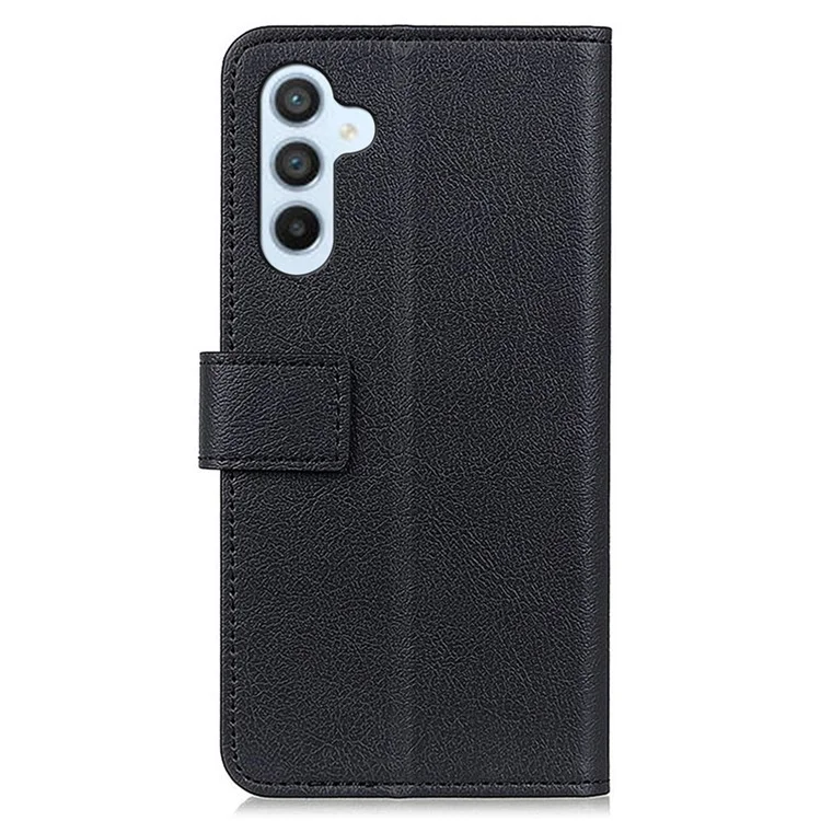 Pour Samsung Galaxy F34 5G / M34 5G Stand Phone Cover Textured PU Leather Phone Wallet Case - Noir