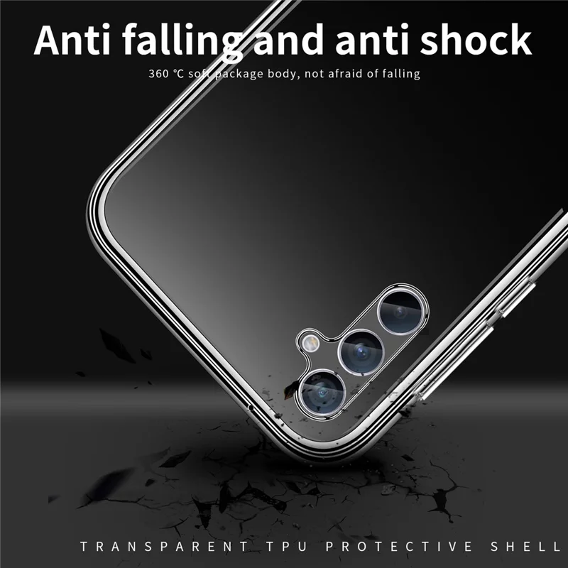 Coque téléphone MOFI TPU pour Samsung Galaxy F34 5G / M34 5G, housse transparente anti-rayures