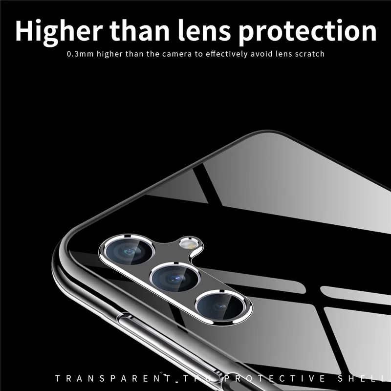 Coque téléphone MOFI TPU pour Samsung Galaxy F34 5G / M34 5G, housse transparente anti-rayures