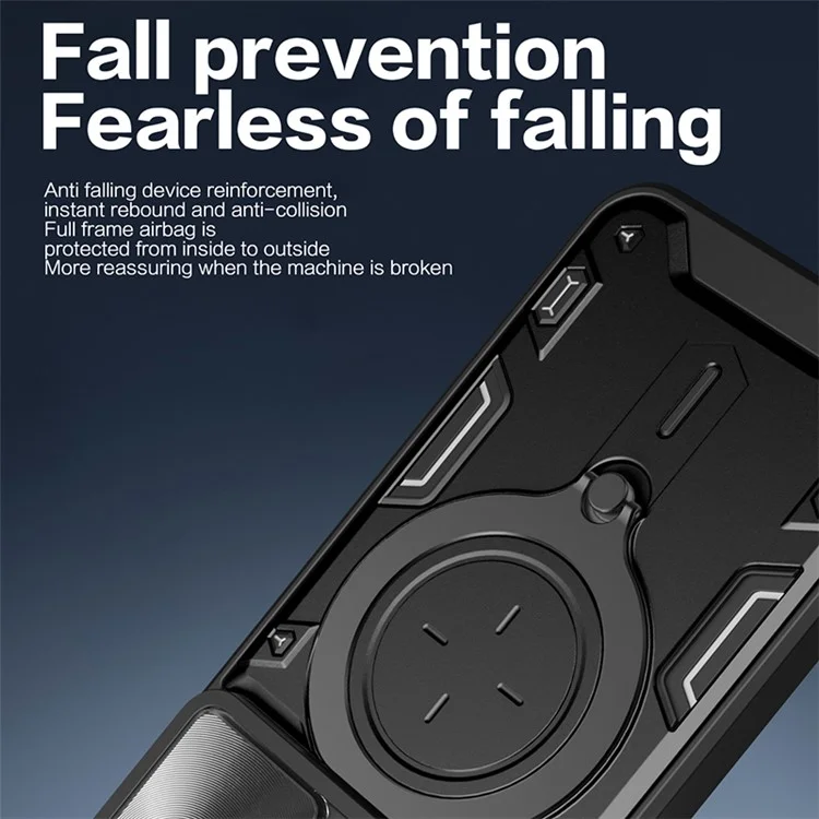 Funda con Soporte para Xiaomi Poco M3 / Redmi Note 9 4G (Qualcomm Snapdragon 662) / Redmi 9 Power / Redmi 9T Funda de Teléfono - Azul