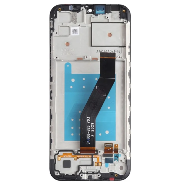 Für Motorola Moto E6i XT2053-5 Grad B LCD-Bildschirm und Digitizer-Baugruppe + Rahmen-Ersatzteil (ohne Logo)