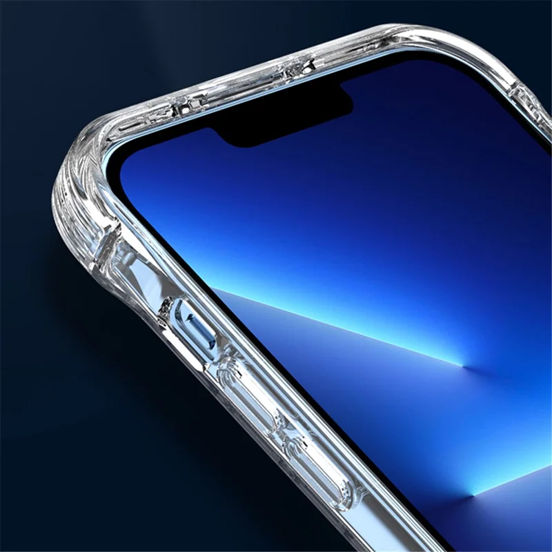 Phone Case for iPhone 15 , Clear Concealed Kickstand PC+TPU Phone Shell Compatible with MagSafe