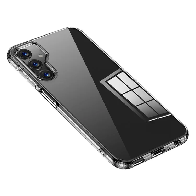 Pour Samsung Galaxy A25 5G (Global) (161,0 x 76,5 x 8,3 mm) Coque de téléphone PC+TPU Airbag Corner Protective Phone Cover - Transparent