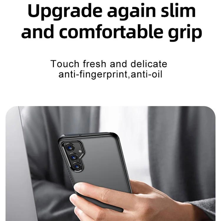 Pour Samsung Galaxy A25 5G (Global) (161,0 x 76,5 x 8,3 mm) Coque de téléphone PC+TPU Airbag Corner Protective Phone Cover - Transparent
