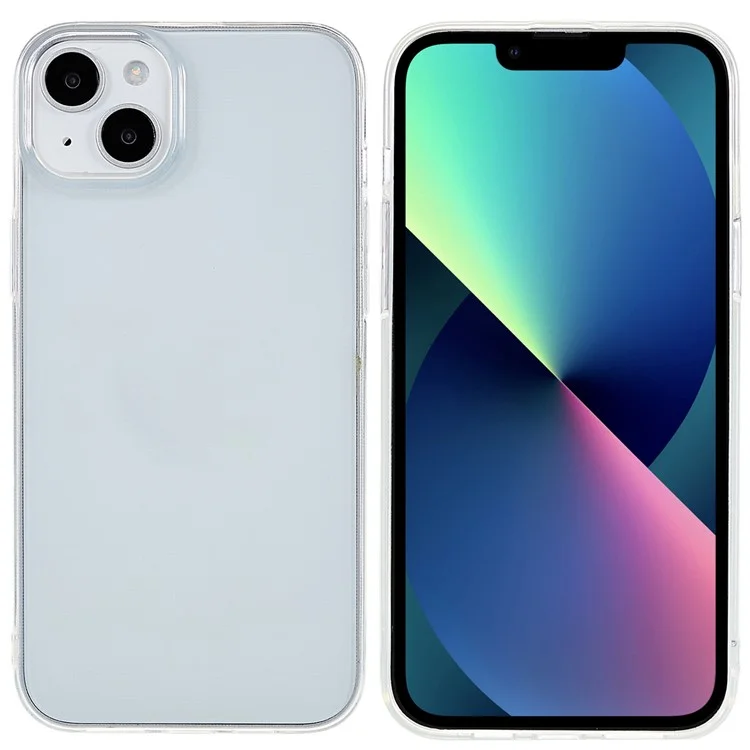 2.0mm TPU Phone Case for iPhone 15 ,  Watermark-free Transparent Protective Phone Cover