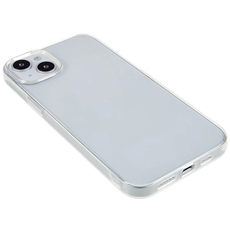 Custodia per telefono in TPU morbido da 2,0 mm senza filigrana per iPhone 15 Plus, cover per telefono trasparente anti-graffio