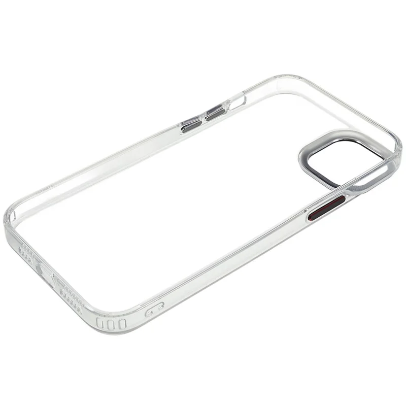 FULEXIN Anti-Scratch Phone Case for iPhone 15 Protective TPU+Acrylic Crystal-Clear Phone Shell - Black