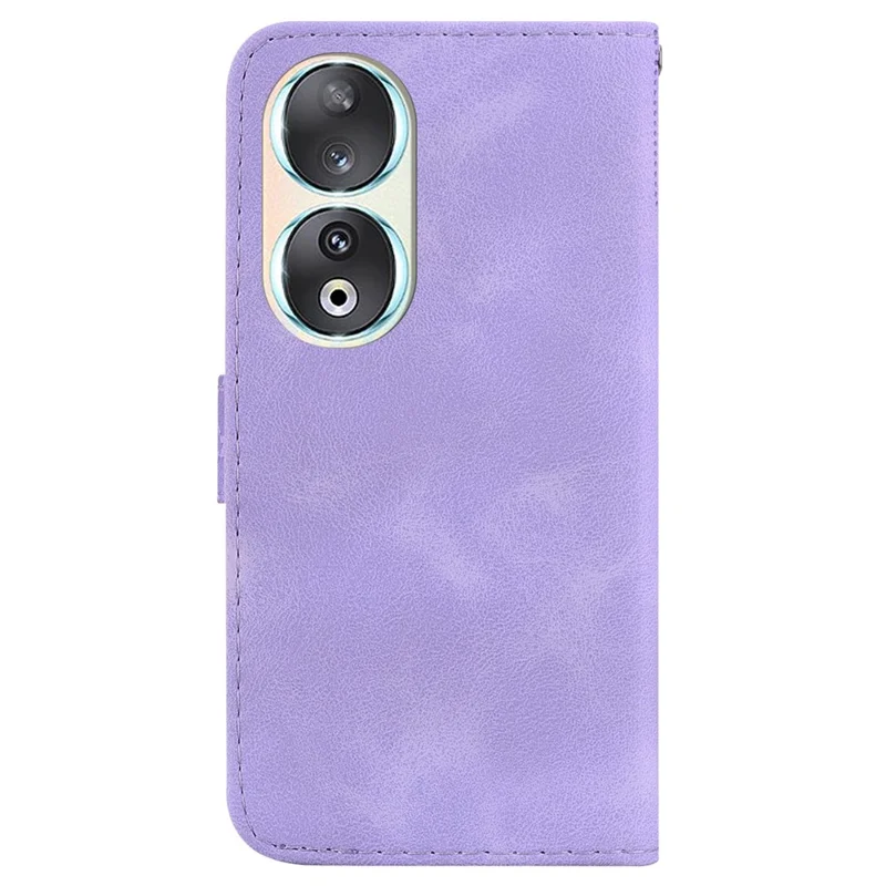 Custodia in pelle PU per Honor 90, cover antiurto antishock a forma di 7 - Viola