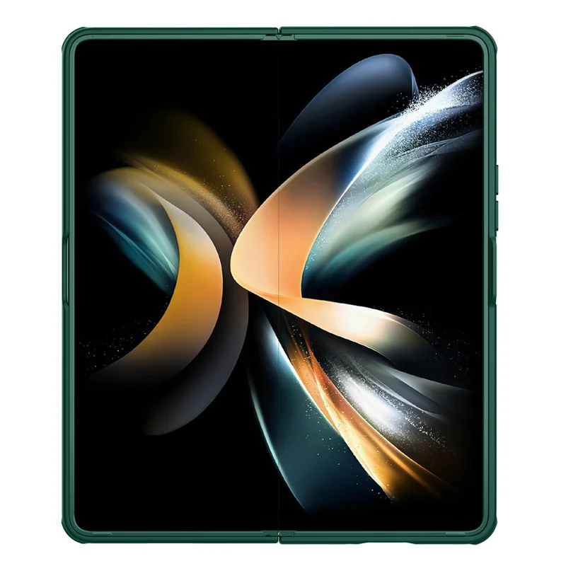 NILLKIN CamShield Fold Case for Samsung Galaxy Z Fold5 5G TPU+PC Phone Cover Kickstand Shell with Pen Slot - Green