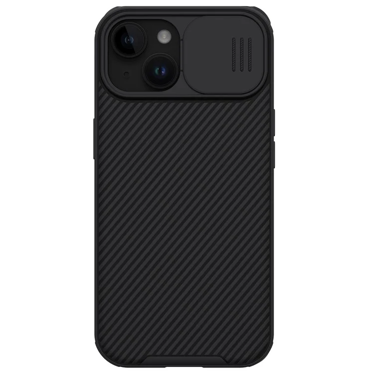 Nillkin Camshield Pro Series Для Iphone 15 Slide Camera Lid Case Case PC+TPU Antipplop Cover - Черный