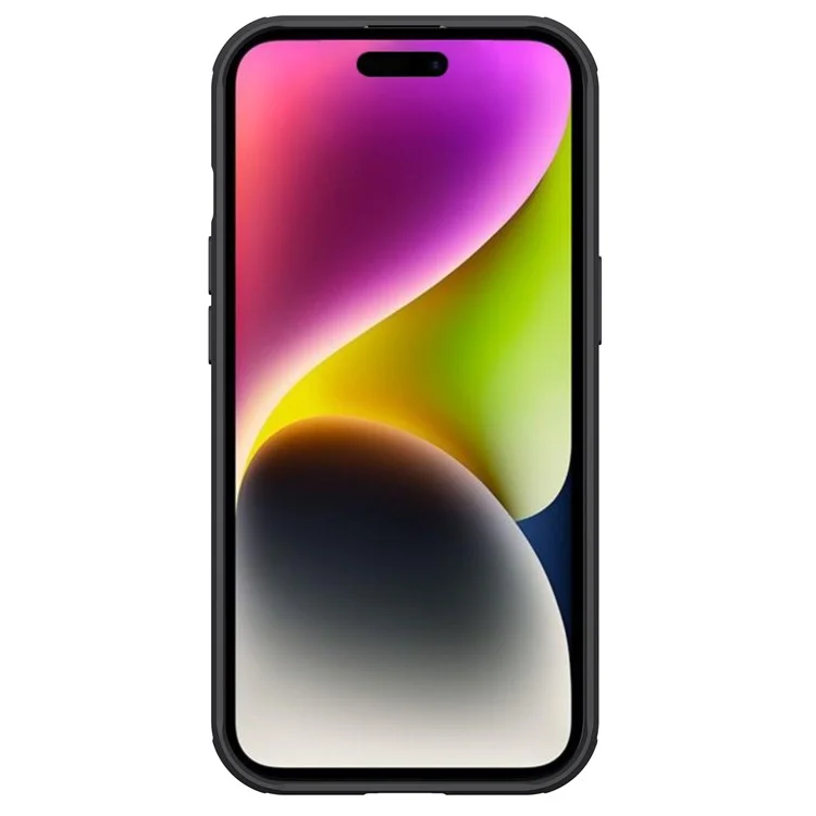 NILLKIN CamShield Pro Series для iPhone 15 Slide Camera Lid Phone Case PC+TPU Anti-drop Cover - Чёрный