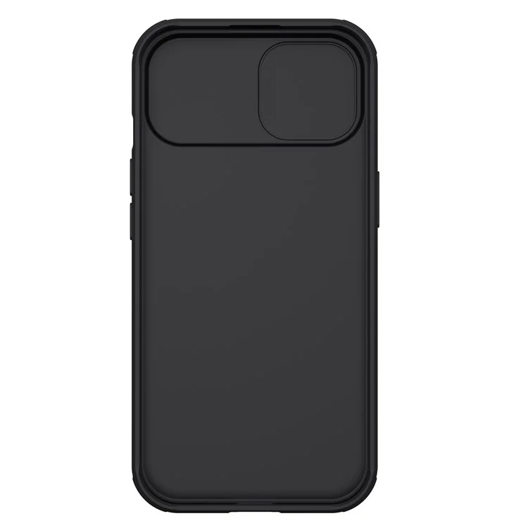 Nillkin Camshield Pro Série Para Iphone 15 Slide Camera Lid Phone Case PC+TPU Anti-drop Tampa - Preto