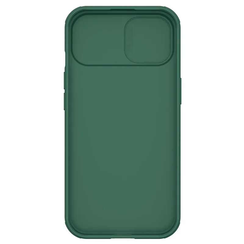 NILLKIN CamShield Pro Series for iPhone 15 Slide Camera Lid Phone Case PC+TPU Anti-drop Cover - Green