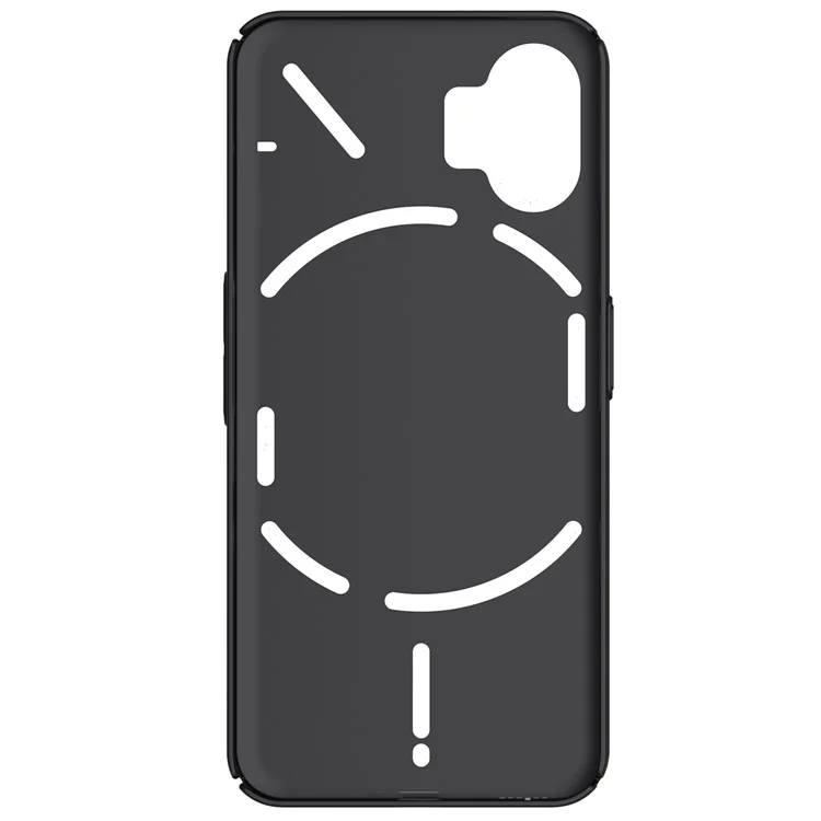 NILLKIN Frosted Shield Phone Case для Nothing Phone (2), матовый жёсткий пластиковый защитный чехол для задней панели - чёрный