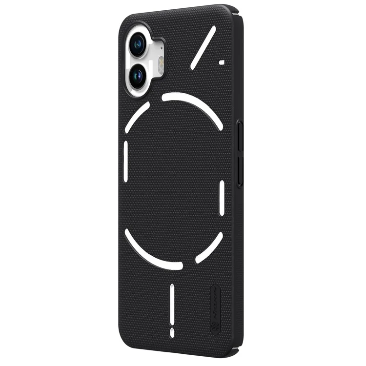 NILLKIN Frosted Shield Phone Case для Nothing Phone (2), матовый жёсткий пластиковый защитный чехол для задней панели - чёрный