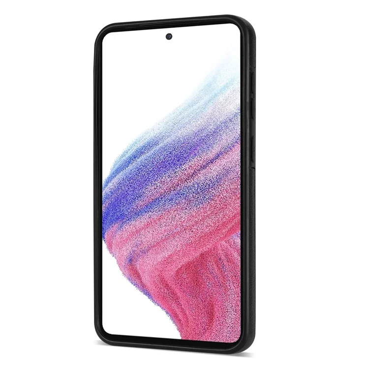 N.BEKUS Per Samsung Galaxy A53 5G Cover Flip Verticale in Pelle+TPU con Supporto RFID Blocking Portafoglio - Nero