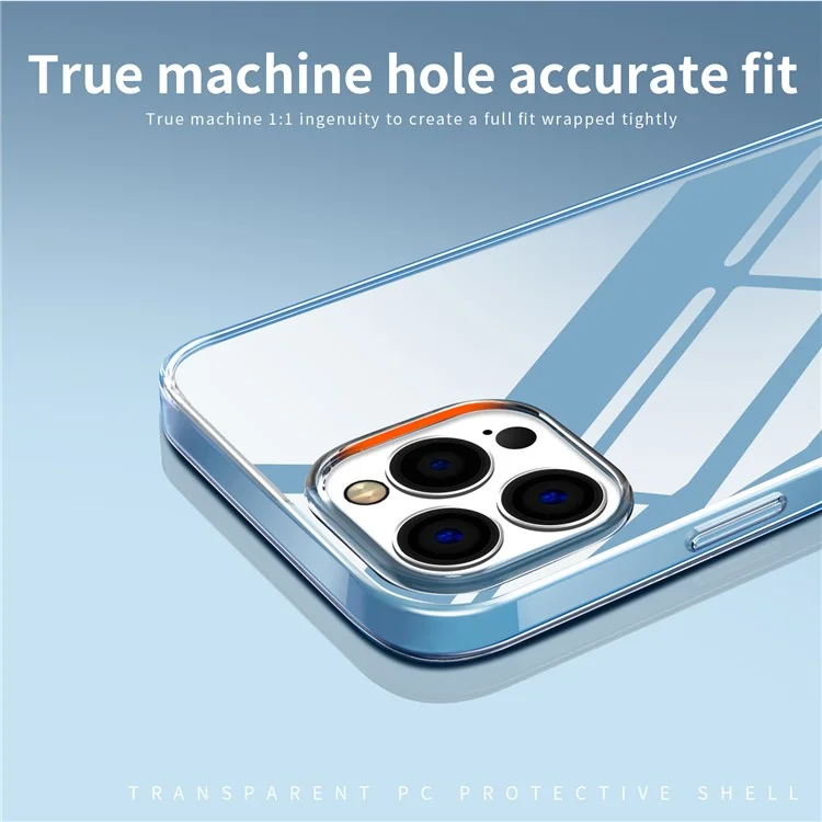 MOFI JK PC Série Transprent Hard PC Case para iPhone 15 Pro, Capa Protetora de Telefone Anti-Arranhões