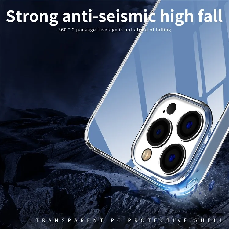 MOFI JK PC Série Transprent Hard PC Case para iPhone 15 Pro, Capa Protetora de Telefone Anti-Arranhões