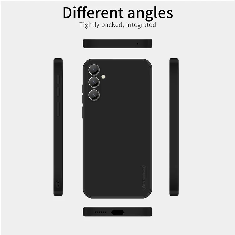 PINWUYO JK TPU-2 Serie für Samsung Galaxy S23 FE Handyhülle Präzise Aussparungen Weiche TPU Handyhülle - Dunkelblau