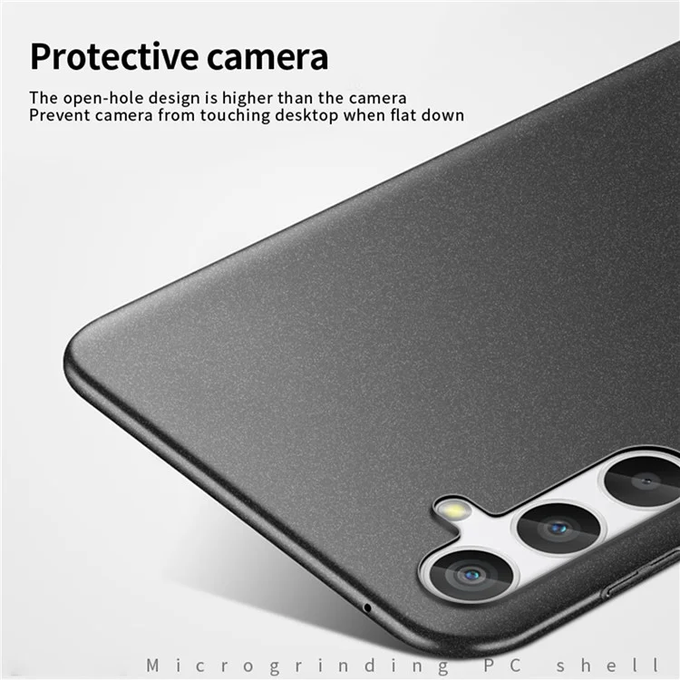 MOFI Shield Matte Series для Samsung Galaxy S23 FE Slim-Fit чехол для мобильного телефона PC Phone Cover - Черный
