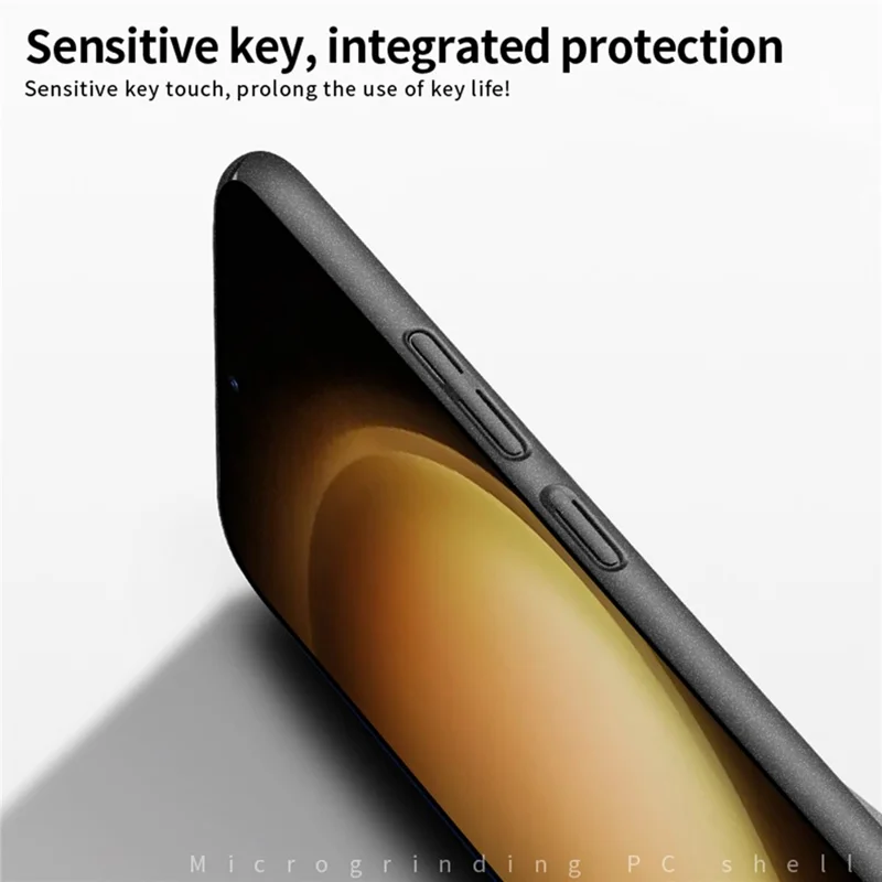 MOFI Shield Matte Series for Samsung Galaxy S23 FE Slim-Fit Mobile Phone Case PC Phone Cover - Red