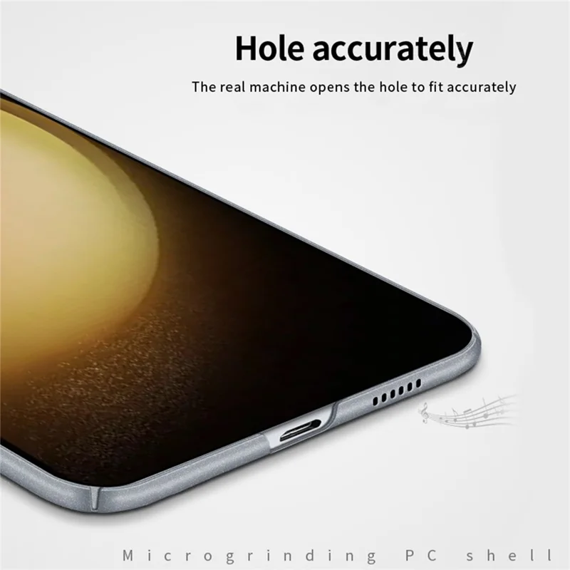 MOFI Shield Matte Series for Samsung Galaxy S23 FE Slim-Fit Mobile Phone Case PC Phone Cover - Red