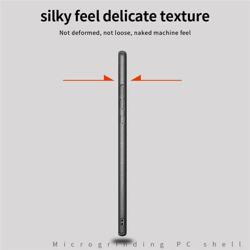 MOFI Shield Matte Series for Samsung Galaxy S23 FE Slim-Fit Mobile Phone Case PC Phone Cover - Red