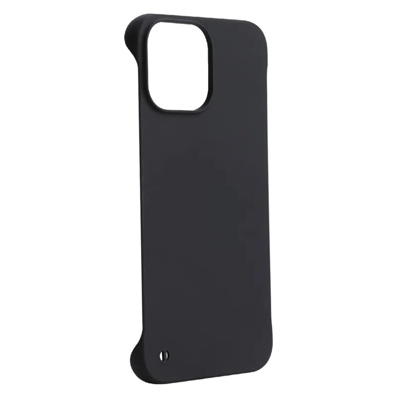 ENKAY HAT PRINCE Phone Case for iPhone 15 , Anti-drop Rubberized Matte Hard PC Frameless Back Cover - Black