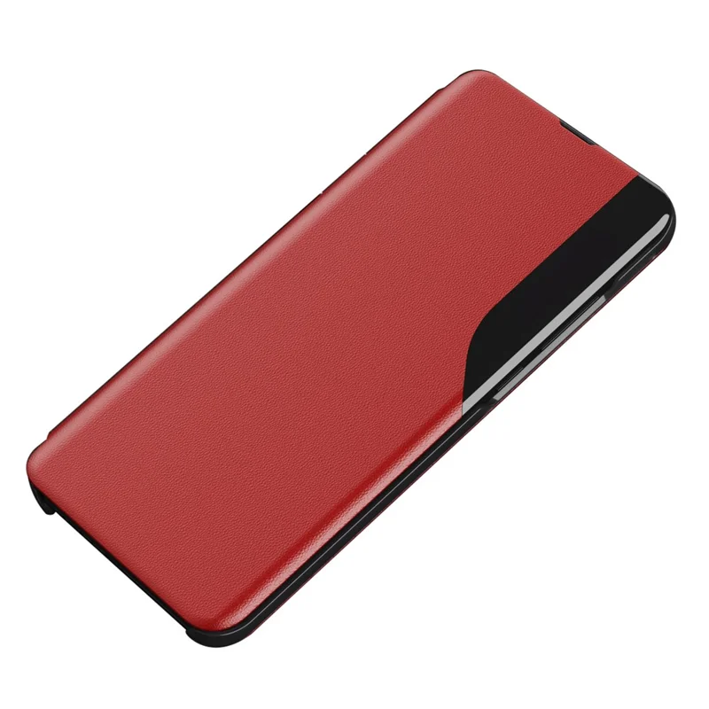 For iPhone 15 Pro Phone Case Folio Flip PU Leather Stand Cover - Red