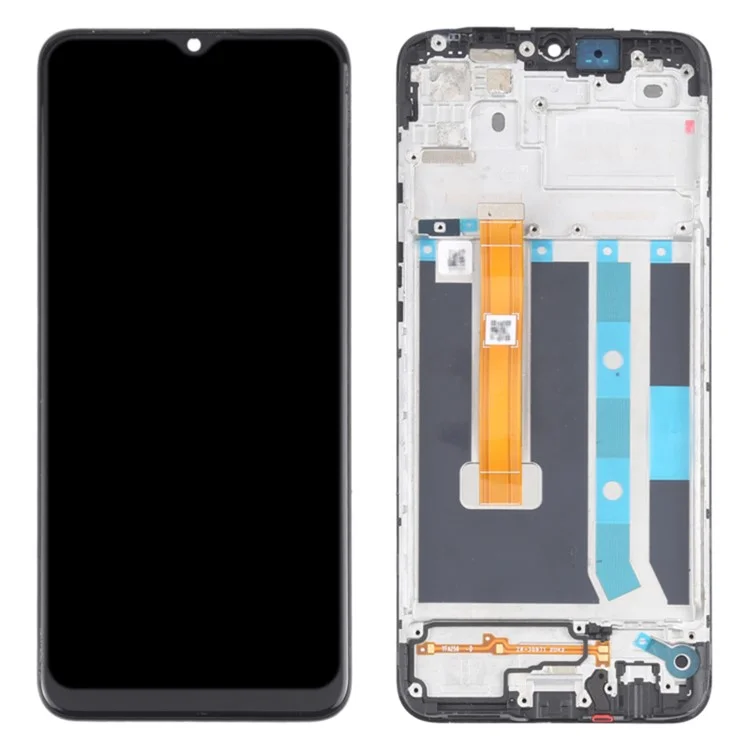 Para Oppo A15s / A15 / A35 / A16K Grade C Tela LCD e Conjunto de Digitalizador + Peça de Substituição de Armação (sem Logotipo)