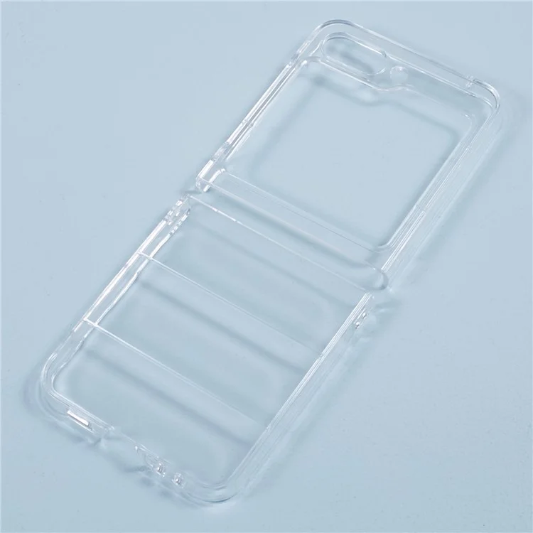Für Samsung Galaxy Z Flip5 5G Klare Handyhülle Kratzfest Harte PC-Rückseite