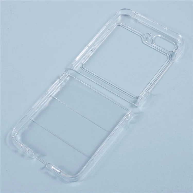 Für Samsung Galaxy Z Flip5 5G Klare Handyhülle Kratzfest Harte PC-Rückseite